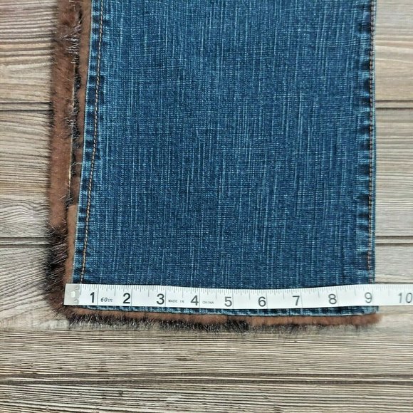 *Buffalo David Bitton Jeans Fur Trim Women's Jeans Size 28 - Picture 7 of 11